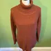 TWIL BRICK BROWN TURTLE NECK SWEATER SIZE LARGE photo 2