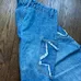 Wide Leg denim jeans with star size small photo 4
