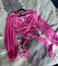 NWT Plunging neckline tie-back top photo 4