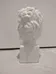 White ceramic bust photo 3