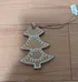 Brand New with Tags Wooden Christmas Tree Ornament photo 1