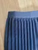 Blue Pleated Midi Skirt  photo 2