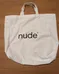 Brand New Nude Brand White Tote Bag photo 2