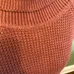 TWIL BRICK BROWN TURTLE NECK SWEATER SIZE LARGE photo 3