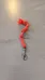 Orange Keychain with Clip photo 1