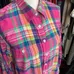 Plaid Ralph Laren vintage woman's Shirt size XL photo 2