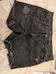 Old navy black jean shorts size 14 high rise photo 1