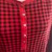 Chaps plaid pajama long sleeve top size XL photo 2