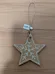 Brand New with Tags Wooden Star Christmas Ornament photo 1