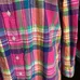 Plaid Ralph Laren vintage woman's Shirt size XL photo 4