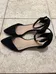ALDO Black Suede Ankle Strap Heels US 7 photo 4