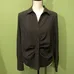 MODERN WORKS ROUCHED BLOUSE SIZE MEDIUM photo 1