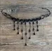 Black Beaded Drop Necklace photo 1