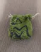 Small Green Fabric Drawstring Pouch photo 1