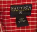 Nautica Red Plaid Button Up Shirt - Youth Size Large photo 2