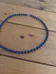 Vintage Blue Plastic Beaded Short Necklace photo 3