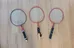 Set of 3 Badminton Racquets  photo 1
