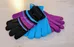 Brand New Assorted Gloves - Purple, Blue, and Striped photo 1
