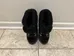 Black Fur lined wedge sneakers size US 7 photo 4