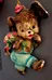Vintage Chalkware Puppy Wall Decor photo 2