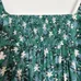 Uniqlo Green Floral Printed Front Slit Camisole Dress Size Small photo 5
