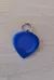 Blue Heart-Shaped Pet Collar Tag photo 1