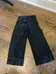 GAP GIRLS SIZE 6 BLACK WIDE LEG DENIM PANTS  photo 3