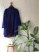 S-L- Vintage Purple Swing Wrap Coat photo 1