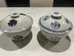 🎁 Chinese blue and white porcelain bowls with lids photo 1
