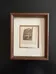 Wooden frame with print photo 1
