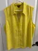 RW&CO. Yellow Sleeveless Blouse - Size 2X photo 2