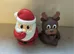 Santa and Reindeer Dog Toys  photo 1