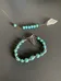 Turquoise bracelet with extra beads photo 1