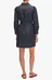 Kate Spade Long Sleeve Ruffle Dark Blue Denim Shirtdress photo 3