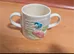 Vintage Cream Ceramic Mug with Mother Goose  photo 1