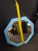 Blue framed mirror heavy duty photo 3