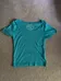 Teal crop top photo 1