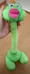 Green Dinosaur Plush Toy with Extendable Neck photo 2