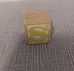 Vintage Wooden Alphabet Block - Letter S photo 1