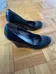 Black high heel wedges shoes  photo 1