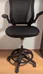 Black Mesh Ergonomic Drafting Office Chair photo 1