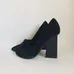 Jeffrey Campbell Velvet Suede Chunky Block Heels photo 1