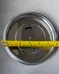 Stainless Steel Pot  Lid With Black Handle (6 inches in diameter photo 2