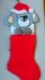 Christmas Stocking - Mouse with Santa Hat photo 1