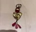 Beautiful Vintage Heart Keychain - Local Artist photo 1
