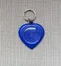 Blue Heart-Shaped Photo Pet Tag or Keychain Tag photo 1