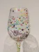 "Congratulations" Wine glass photo 4