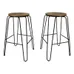 Marunouchi Counter Stool with Metal Frame (Set of 2), 4 avail photo 3