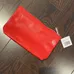 NWT Sephora red leather-like makeup bag photo 1