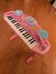 Pink kids play keyboard  photo 1